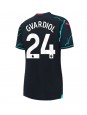 Manchester City Josko Gvardiol #24 Kolmaspaita Naisten 2023-24 Lyhythihainen